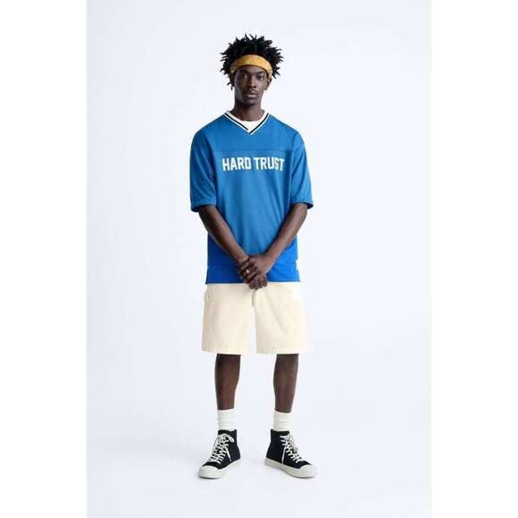 COTTON CARGO SHORTS - Picture 1 of 6